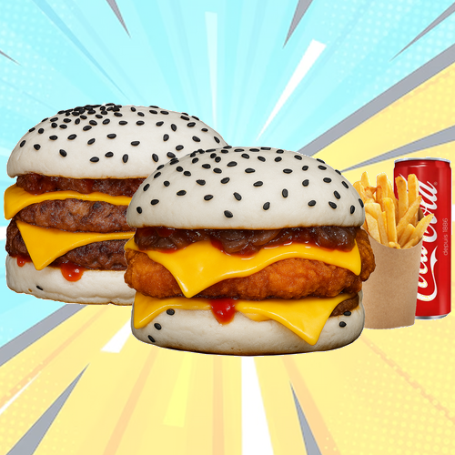 B.16 Bao beef + Bao chicken 