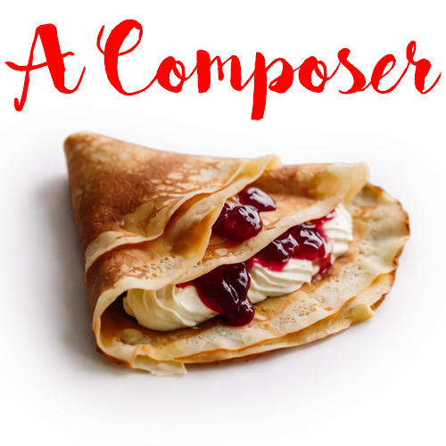 Crêpe sucrée à composer