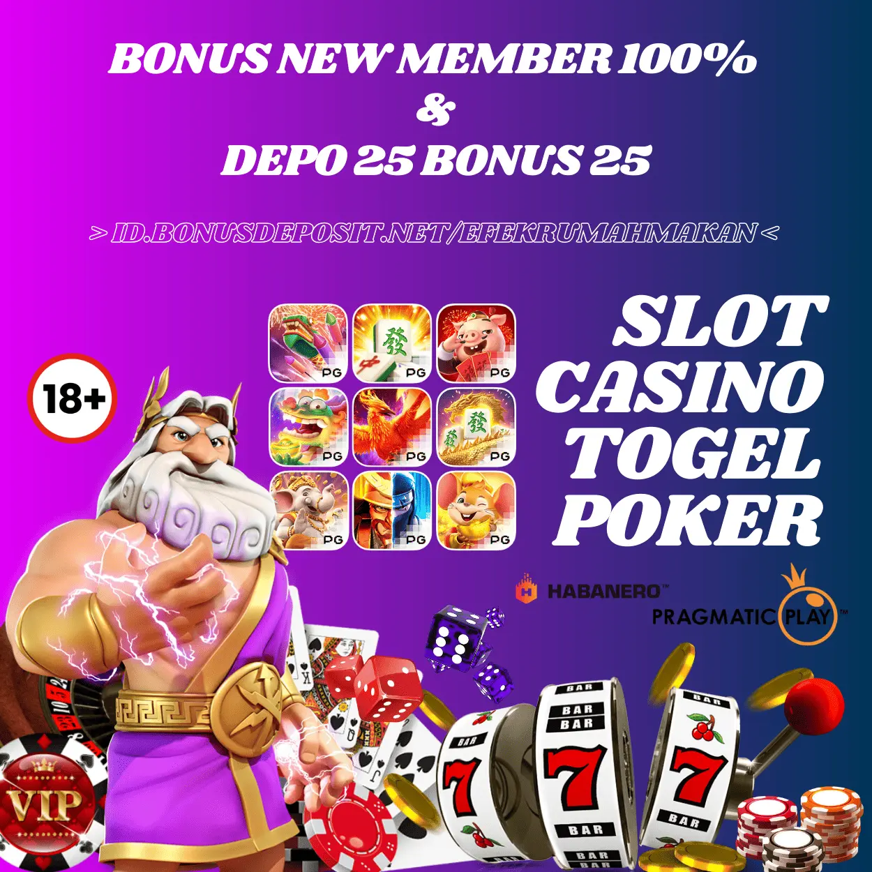 66+ Situs Slot Bonus 100% Di Depan Promo Depo 25 Bonus 25