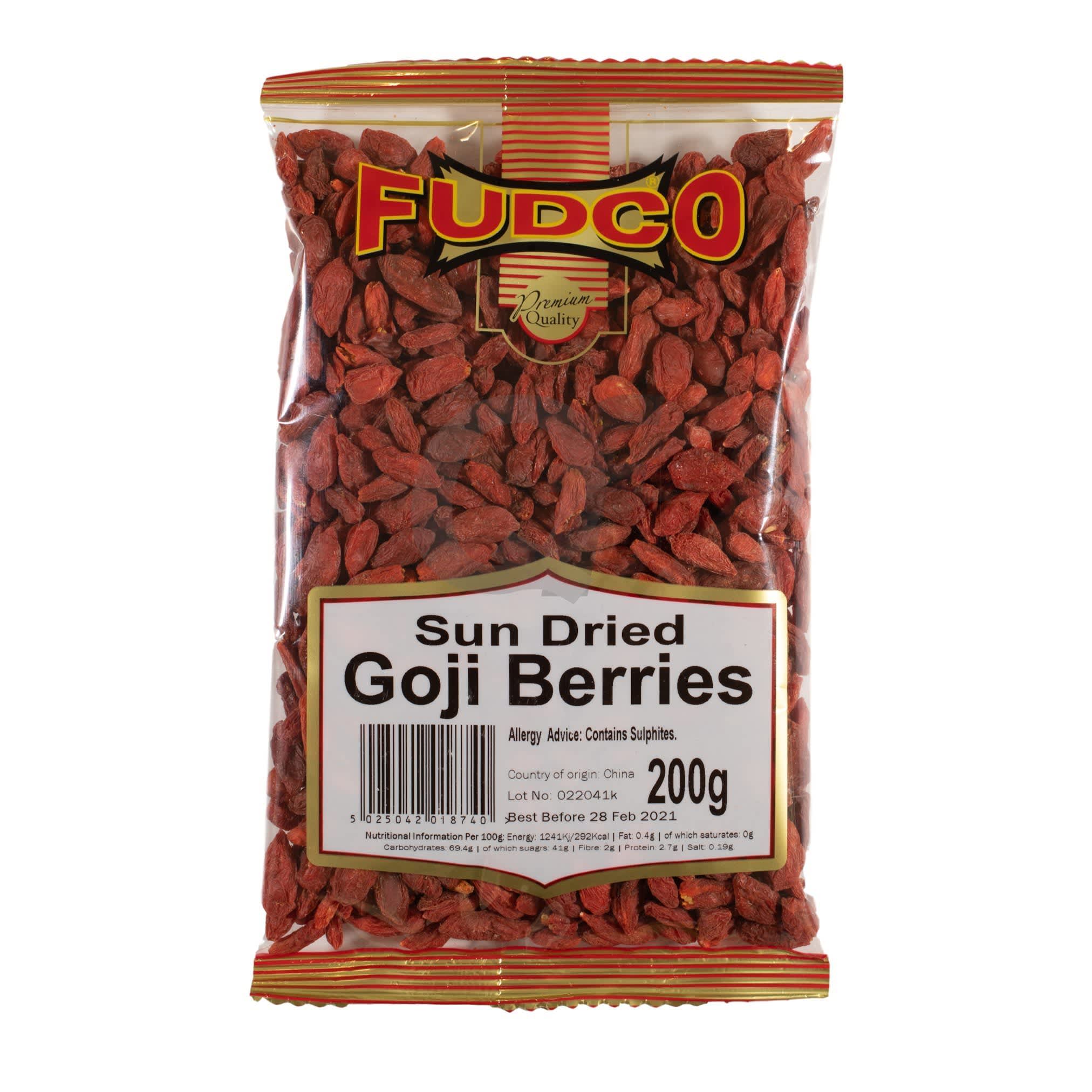 Fudco Goji Berries Sun Dried 200g