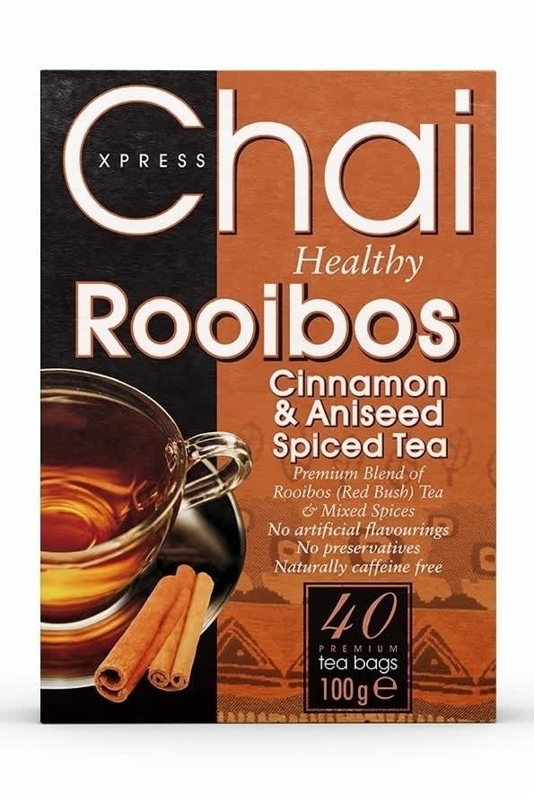 Chai Xpress Rooibos Red Bush Tea With Cinnamon And Aniseed 100g