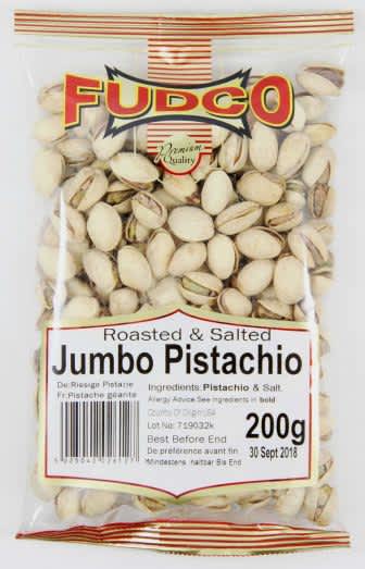 Fudco Pistachio Jumbo Roasted & Salted 200g
