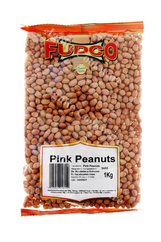 Fudco Pink Peanuts 1kg