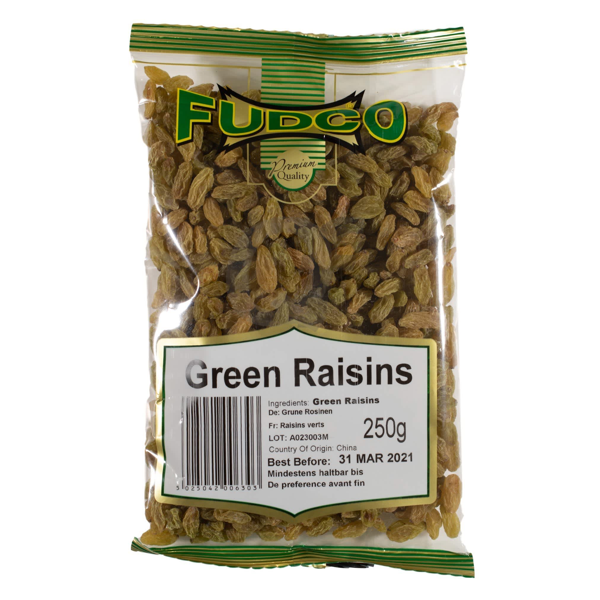 Fudco Raisins Green 250g