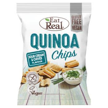 Eat Real Quinoa Chips Sour Cream & Chives Flavour 80g