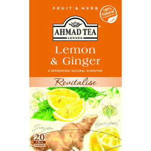 Ahmad Lemon & Ginger Tea Bags