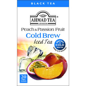 Ahmad Peach Passion Fruit Cold Brew Ice Foil Tea Bags