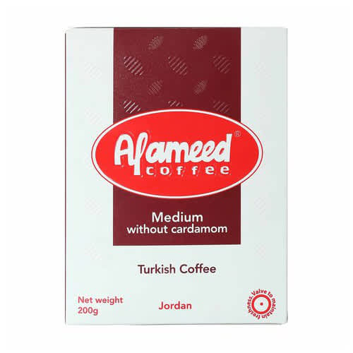 Al Ameed Medium Without Cardamomturkish Coffee