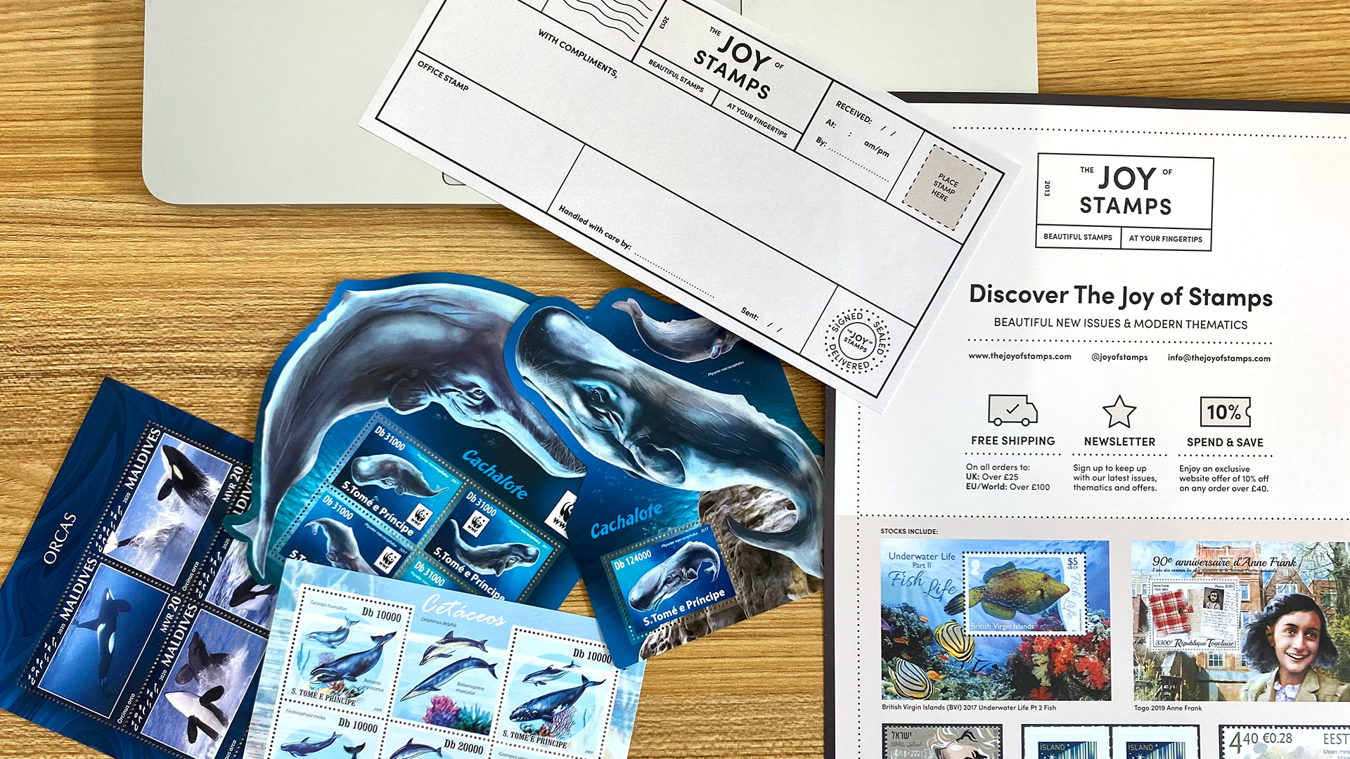 The Joy of Stamps Shopify site Case Study Dewsign