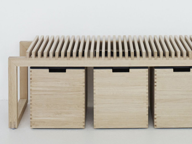 Cloudberry Living Skageral Oak Bench