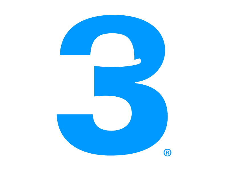 3 white hats logo