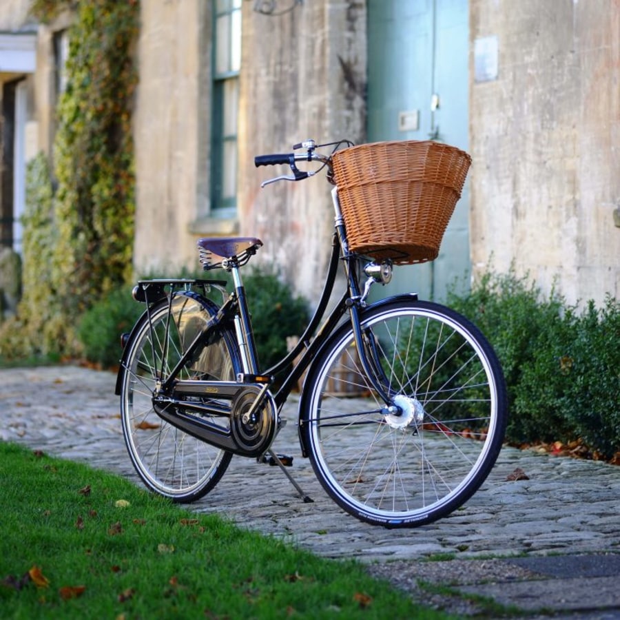 Pashley classic bicycle outside a house in a British village