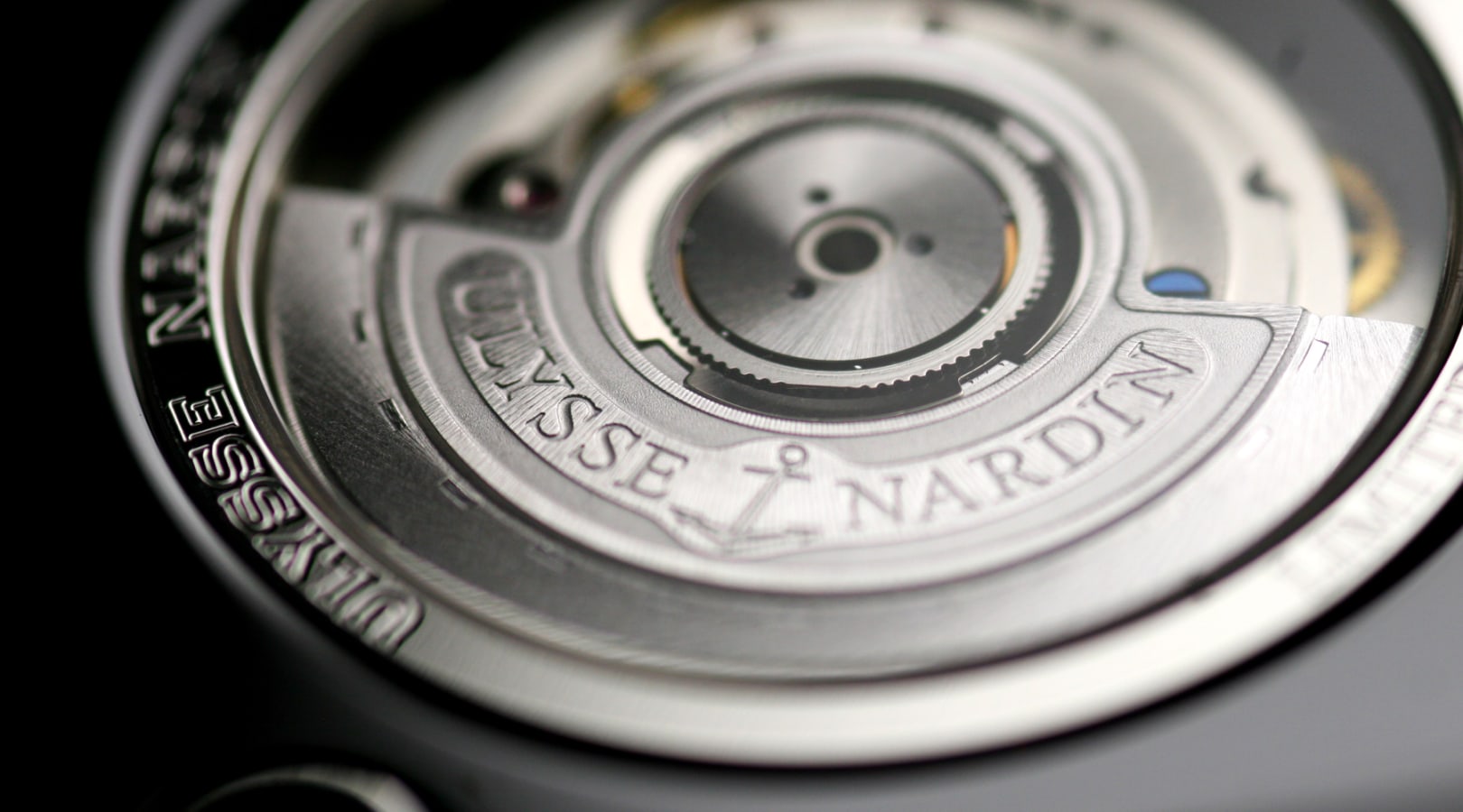 Up close shot of a Ulysse Nardin cell phone