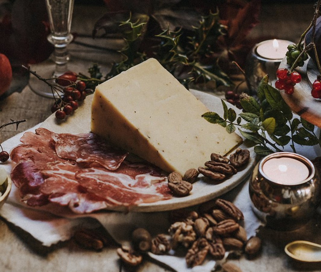 Quickes cheese shot of elderflower produce