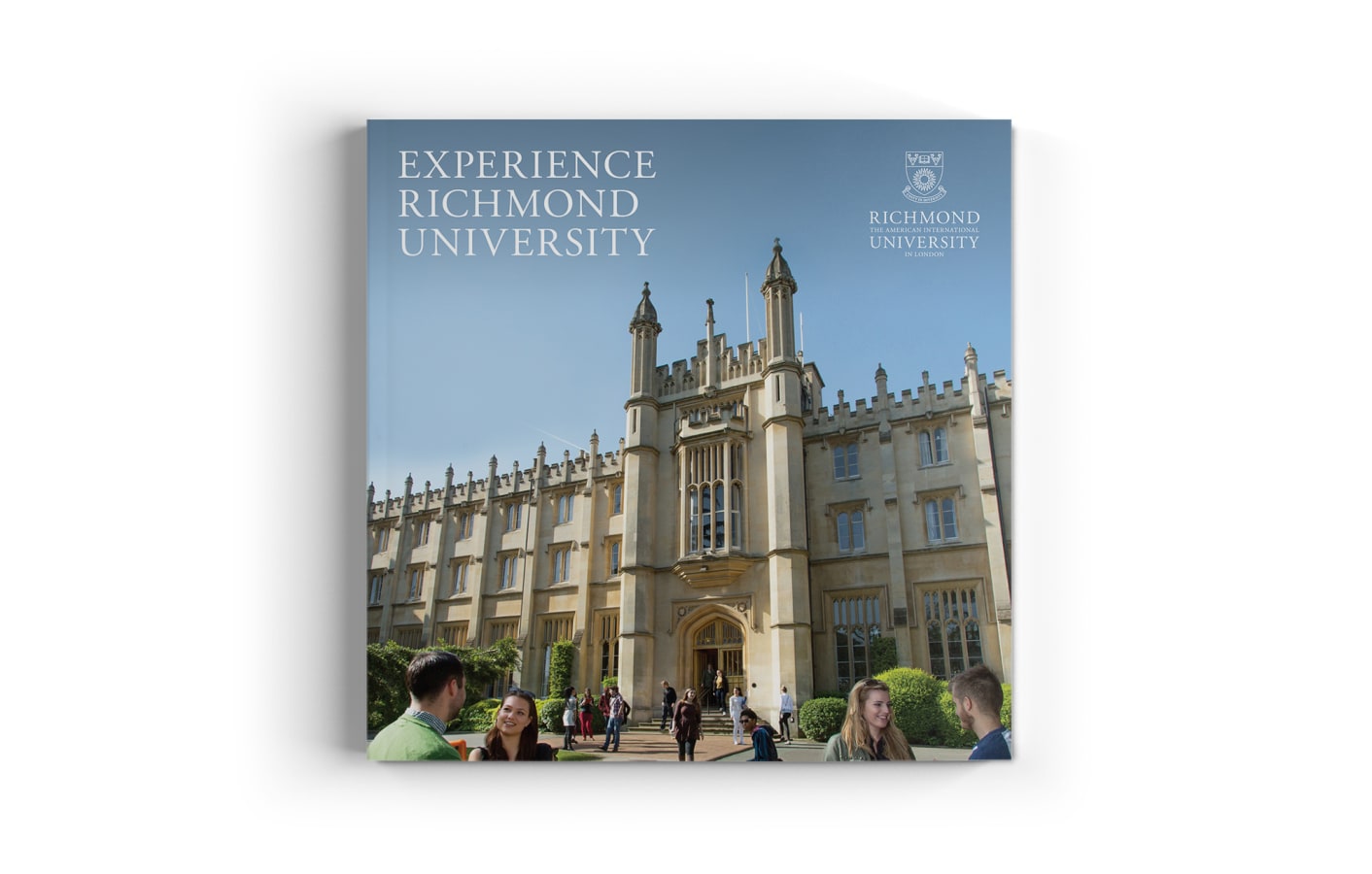 Richmond university prospectus cover on a white background