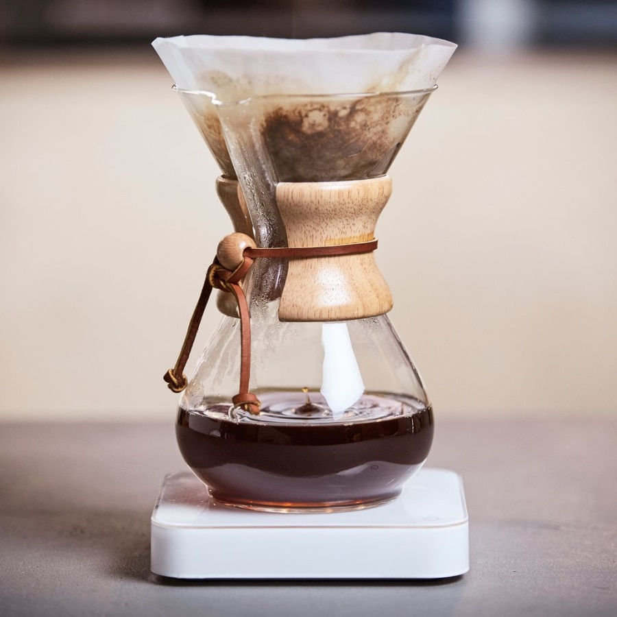 origin coffee cup filtering coffee