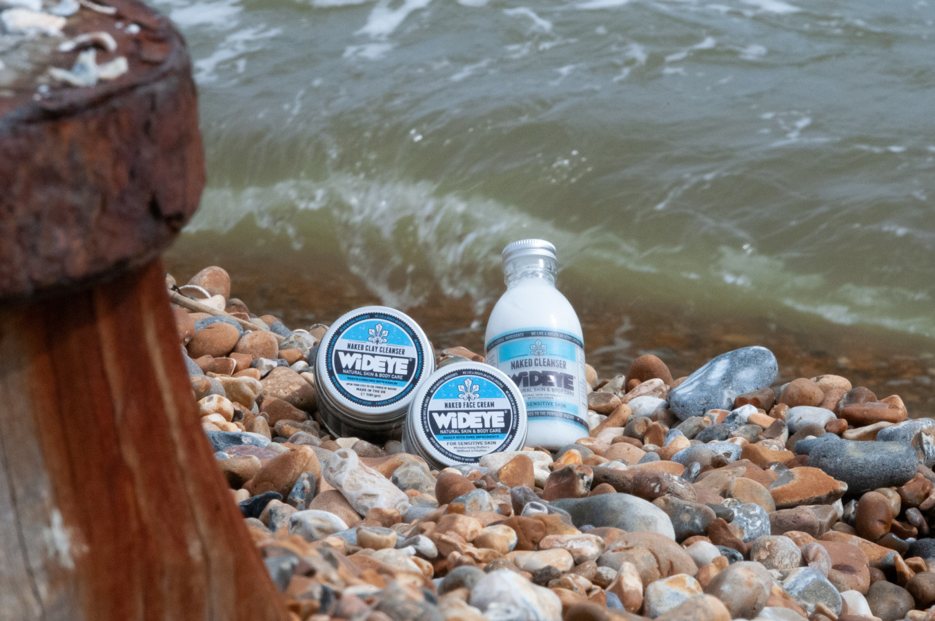 wideye products on beach