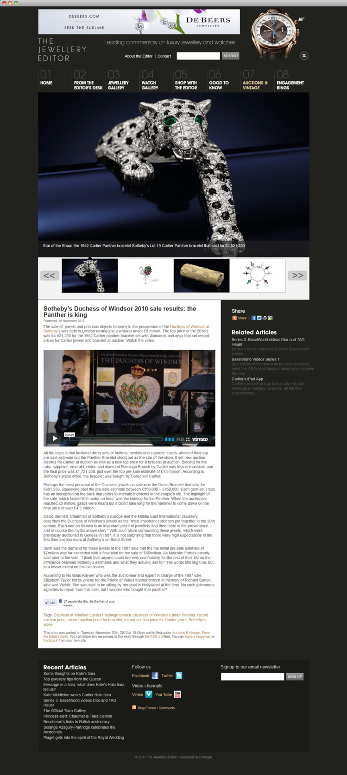Website Article Page