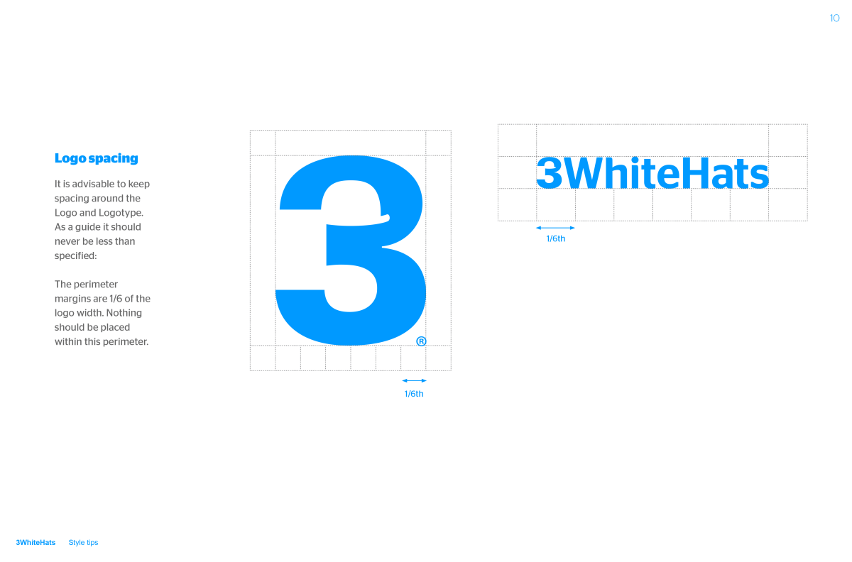 3 White Hats brand guideline image