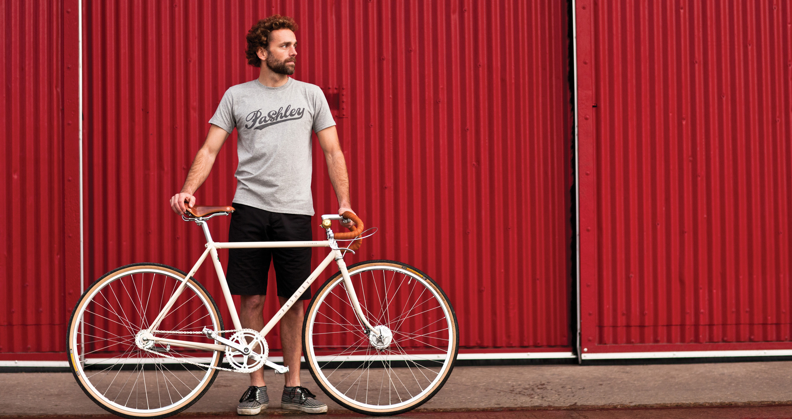 Man with Pashley bike