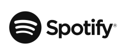 spotify logo in black