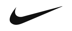 nike logo in black