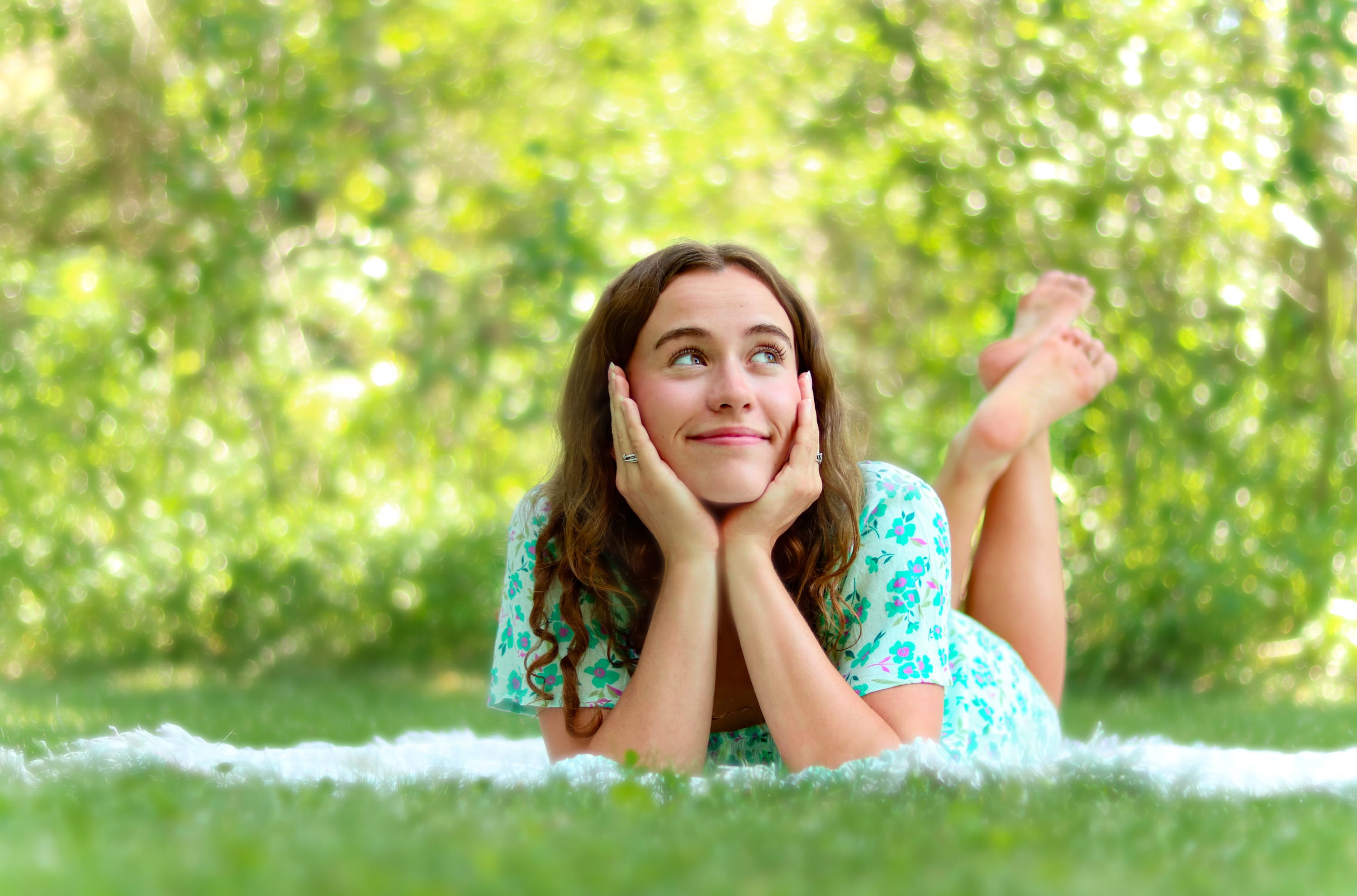 senior portrait dreamy
