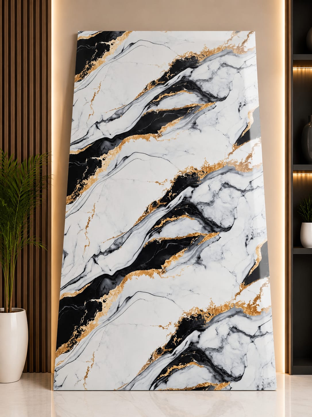 Self Adhesive UV Marble Sticker ST80012 | Premium Marble Wall Sheet 10ft x 4ft image 1