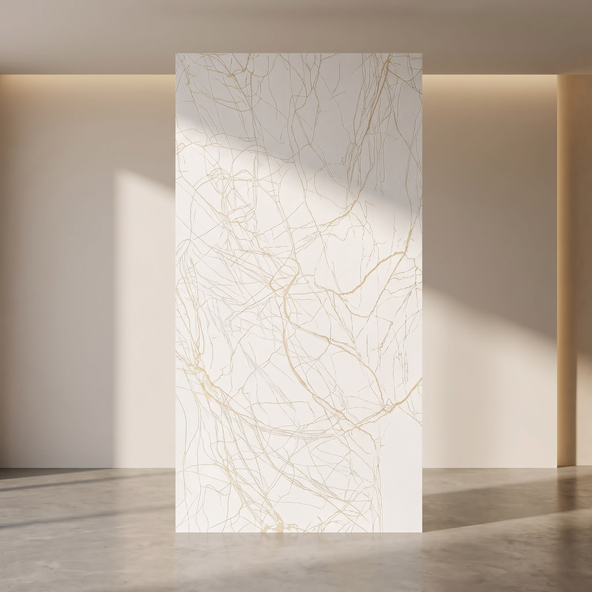 Transform your interiors with the Super Heavy PVC Wall Panel – White Luxury Marble Designer Panel (10 ft × 10 in). image 1