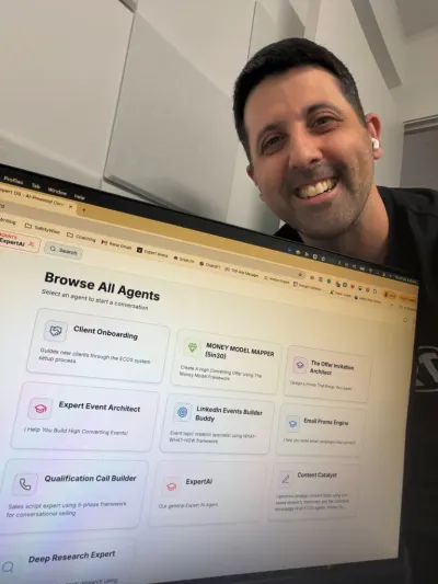 The Expert Consulting OS — AI agents dashboard
