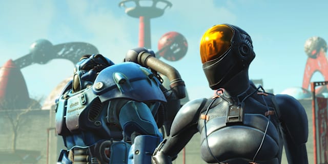 두 명의 캐릭터가 Creation 아이템 장비로 완전 무장했습니다.