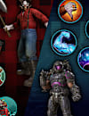 Collage of DOOM Eternal in-game skins 