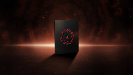 A black and red SteelBook® Case.