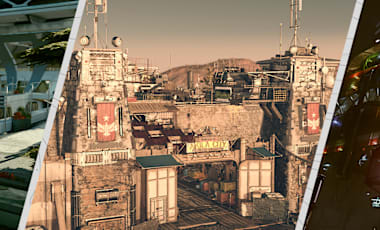 Compilation of beauty shots of New Atlantis, Akila City and Neon