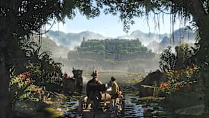 Sukhothai boat exploration in Indiana Jones and the Great Circle showing a region that should be cleared by sectors for achievements