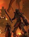The Elder Scrolls Online screenshot featuring heroes preparing for battle against Mehrunes Dagon