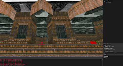 QDOOM editor screen.