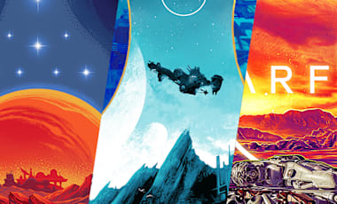 Collage of Starfield posters
