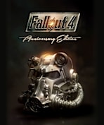 Fallout 4: Anniversary Edition box art showing a Power Armor helmet under the Fallout 4 logo