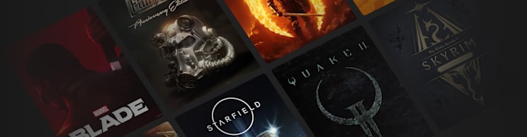 Bethesda games collage