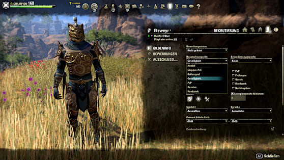 ESO DE ElsweyrPCLaunch GuildFinder