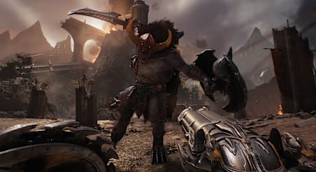 An enemy preparing to attack.