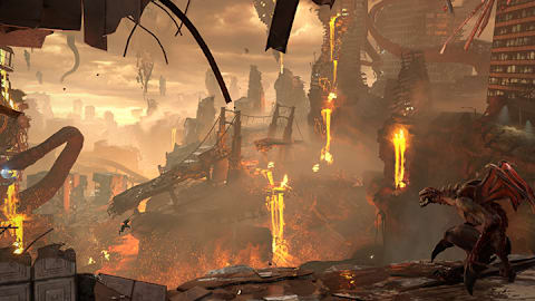 Hell takes over the entirety of planet Earth in DOOM Eternal