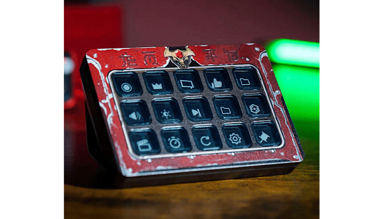 DOOM: The Dark Ages Elgato Red Keycard Stream Deck MK.2