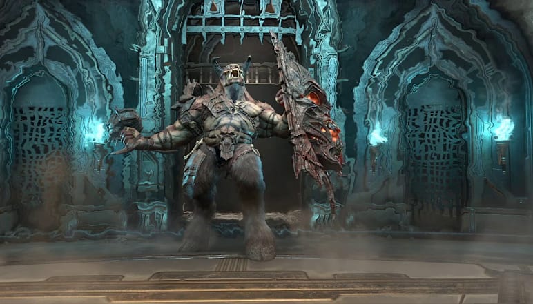 The Gladiator roars, beckoning for battle.