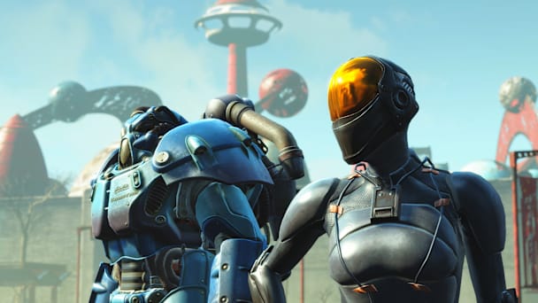 두 명의 캐릭터가 Creation 아이템 장비로 완전 무장했습니다.