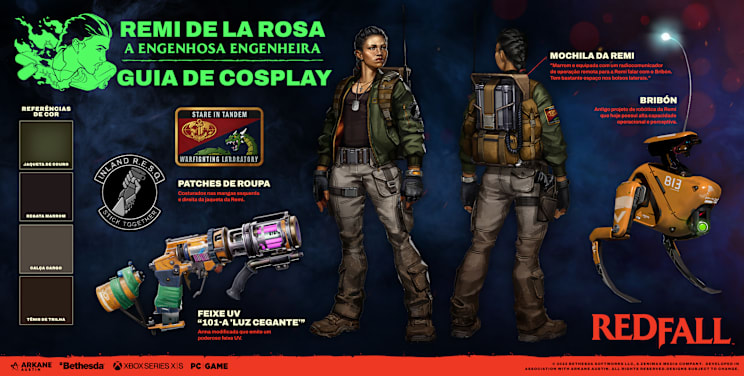 Redfall CosplayGuide-Remi 2376x1200 07-PTBR
