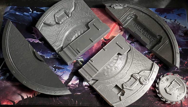 Assembling the raw 3D printed components