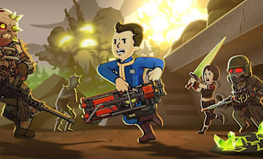 Vault Dwellers and Scorched face off with Ultracite weapons
