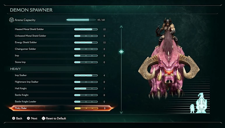 Image of the Encounter Manager in the Ripatorium in DOOM: The Dark Ages